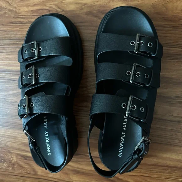 Y2K Sincerely Jules Sandals Size 8 - Picture 2 of 5
